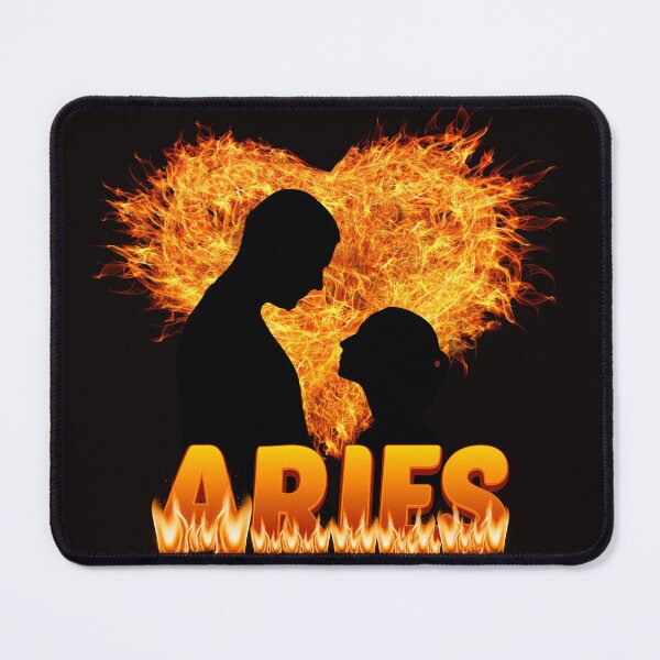 Item preview, burning heart, zodiac sign Aries designed and sold by OLYUS.