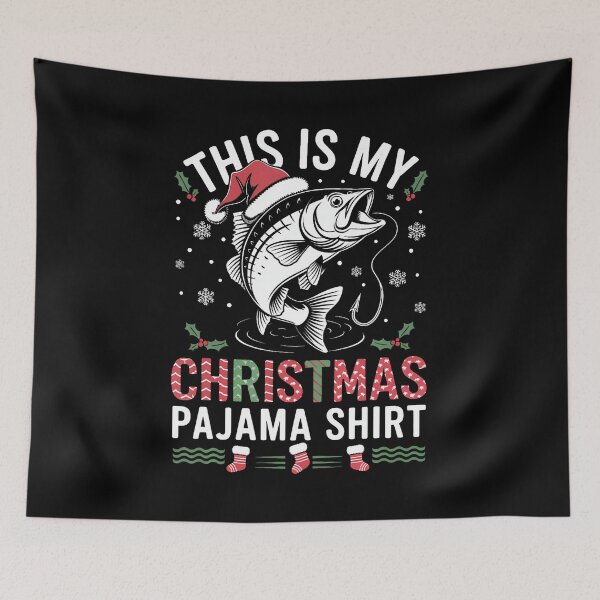 Item preview, This Is My Christmas 	 Holiday Fun For Fishing Fans designed and sold by EileenDeana.