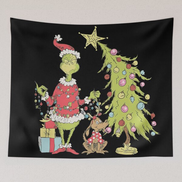 Item preview, Whimsical Grinch Max Tree, Grinch Christmas Tree designed and sold by GalenoHenley.