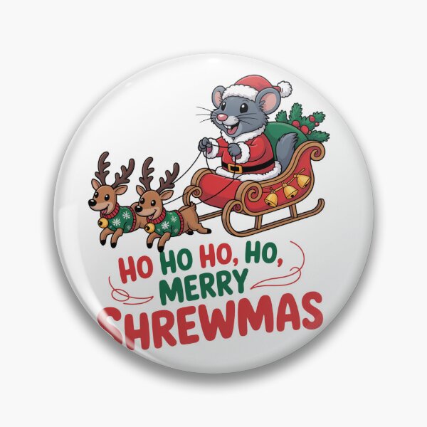 Item preview, Christmas Shrew T-Shirt – Kawaii Holiday Mouse Design, Funny Winter Animal Tee, Cute Xmas Gift Idea for Kids & Adults designed and sold by kaka8888.