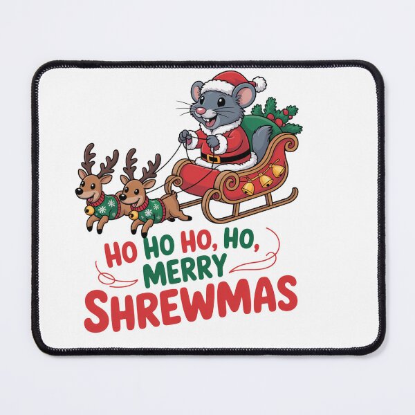 Item preview, Christmas Shrew T-Shirt – Kawaii Holiday Mouse Design, Funny Winter Animal Tee, Cute Xmas Gift Idea for Kids & Adults designed and sold by kaka8888.