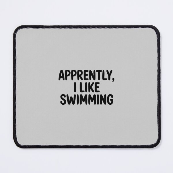 Item preview, Apparently I Like Swimming Mom Dad Sister Brother Fan designed and sold by LinlinsDemons.