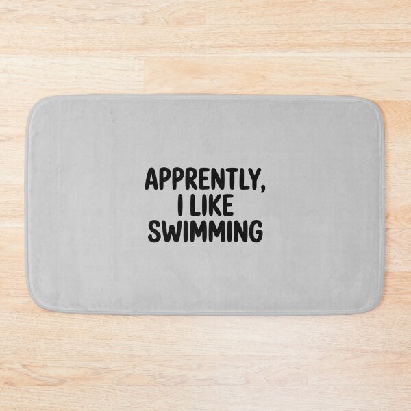 Item preview, Apparently I Like Swimming Mom Dad Sister Brother Fan designed and sold by LinlinsDemons.