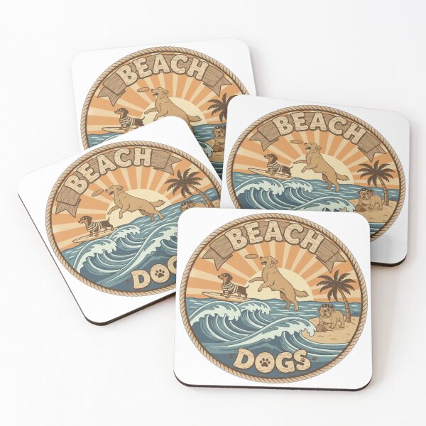 Item preview, Beach dogs designed and sold by SaltCraft.