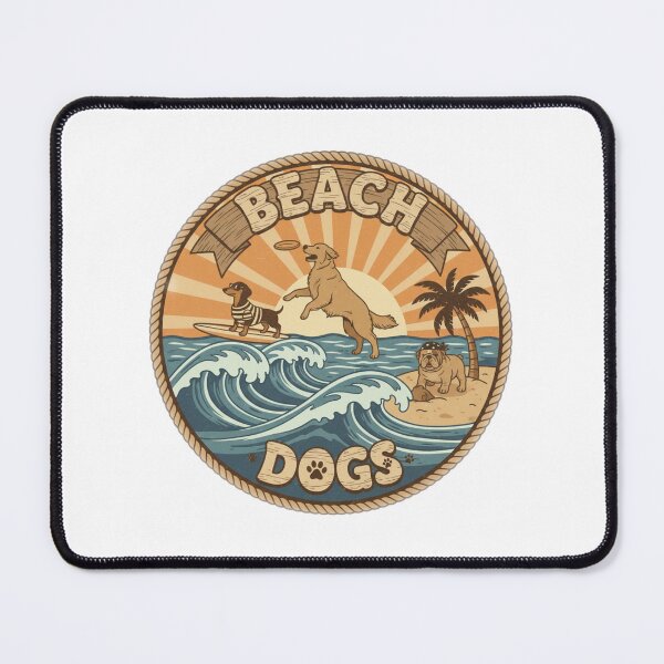 Item preview, Beach dogs designed and sold by SaltCraft.