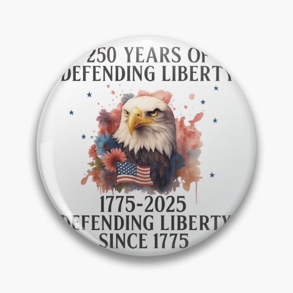 Item preview, Patriotic Bald Eagle 250 Years Defending Liberty 1775 2025 designed and sold by haitrieuic96.