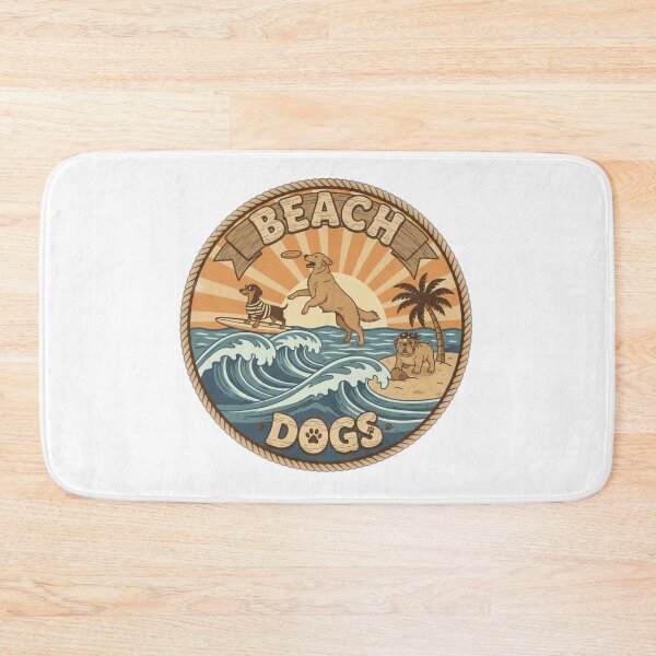 Item preview, Beach dogs designed and sold by SaltCraft.