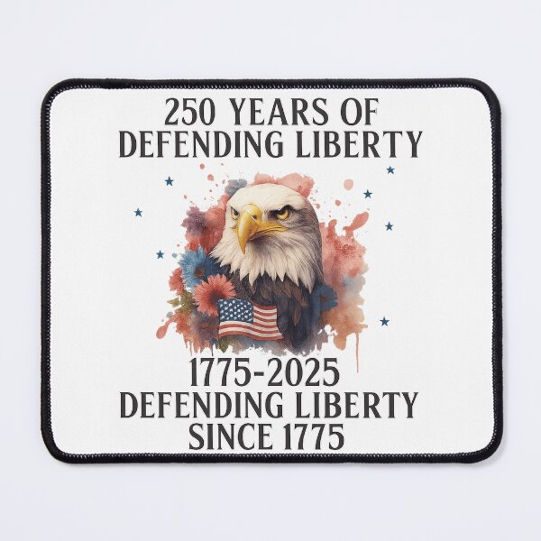 Item preview, Patriotic Bald Eagle 250 Years Defending Liberty 1775 2025 designed and sold by haitrieuic96.