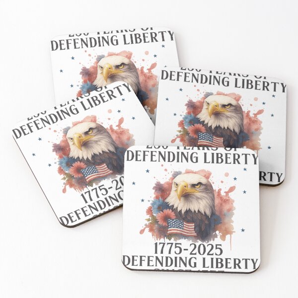 Item preview, Patriotic Bald Eagle 250 Years Defending Liberty 1775 2025 designed and sold by haitrieuic96.