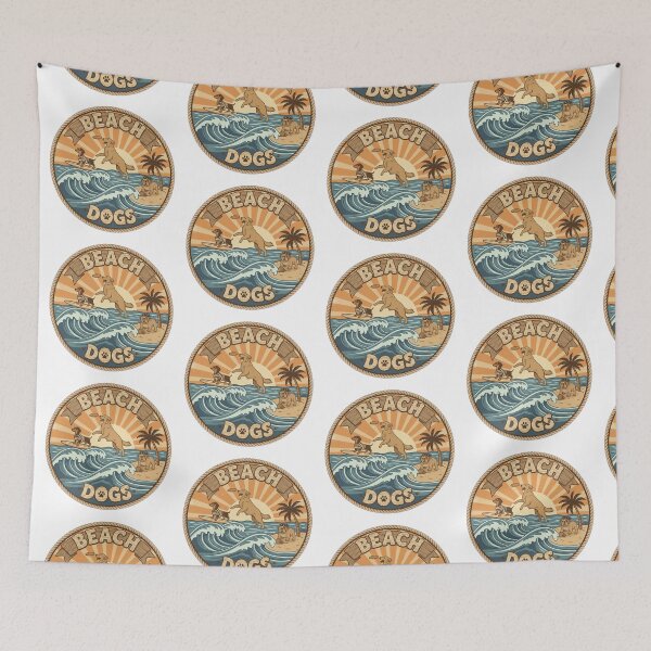 Item preview, Beach dogs designed and sold by SaltCraft.
