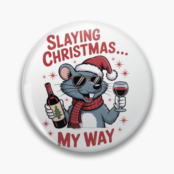 Item preview, slaying Christmas Shrew  T-Shirt – Kawaii Holiday Mouse Design, Funny Winter Animal Tee, Cute Xmas Gift Idea for Kids & Adults designed and sold by kaka8888.