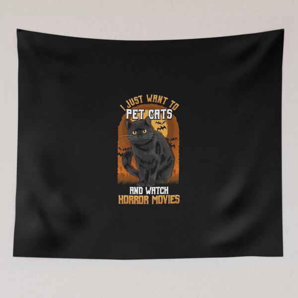 Item preview, Cat-Horror-Movies-Horror-Fan-- designed and sold by DavidMack23.