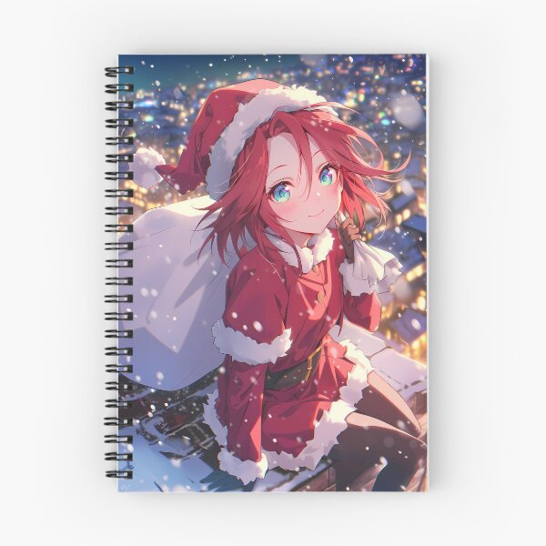 Artikelvorschau, Stephanie Dola, Weihnachtsstimmung, No Game No Life, Anime-Mädchen, Weihnachtsmann, Winternacht entworfen und verkauft von CarlosBender.
