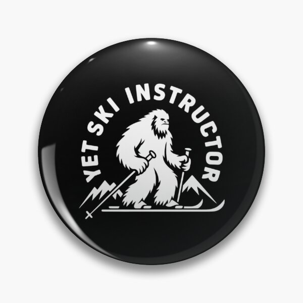 Item preview, Yeti Ski Instructor Mountain Snowman Skiing designed and sold by CruelShadesSt.