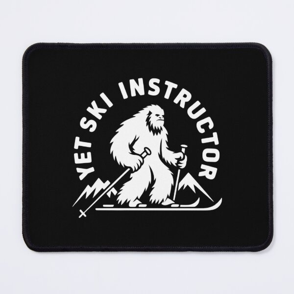 Item preview, Yeti Ski Instructor Mountain Snowman Skiing designed and sold by CruelShadesSt.