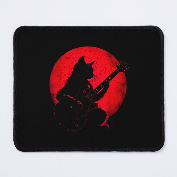 Item preview, Cat-Playing-Guitar-Rock-Cat-Classic- designed and sold by DavidMack23.