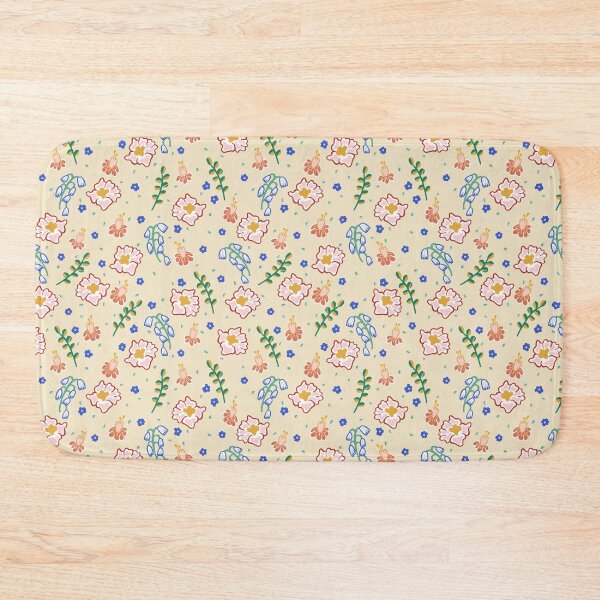 Item preview, Playful Flowers on Yellow designed and sold by Jane Max Design.