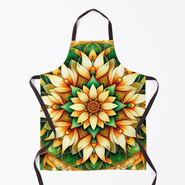 Item preview, Renaissance art bohemian print forest green Mandala designed and sold by Zoop78gads.