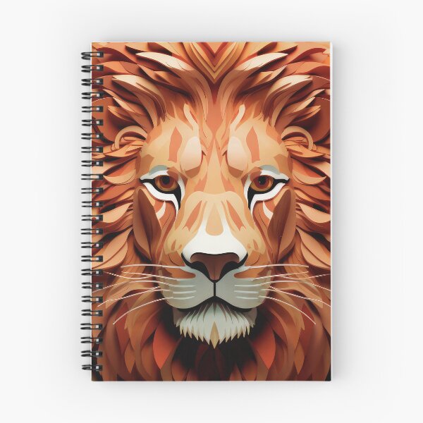 Item preview, Dramatic Lion Face With Exotic Mane Design Art  designed and sold by DEC02.