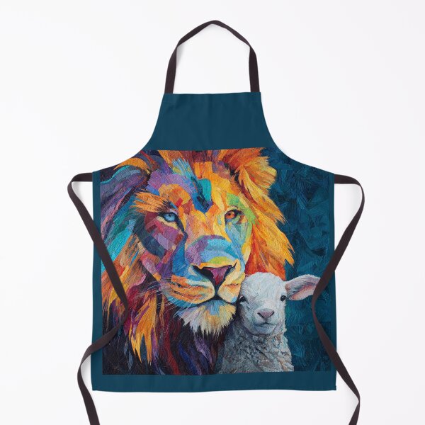 Item preview, Colorful Lion and Lamb designed and sold by Savannah Gibbs.