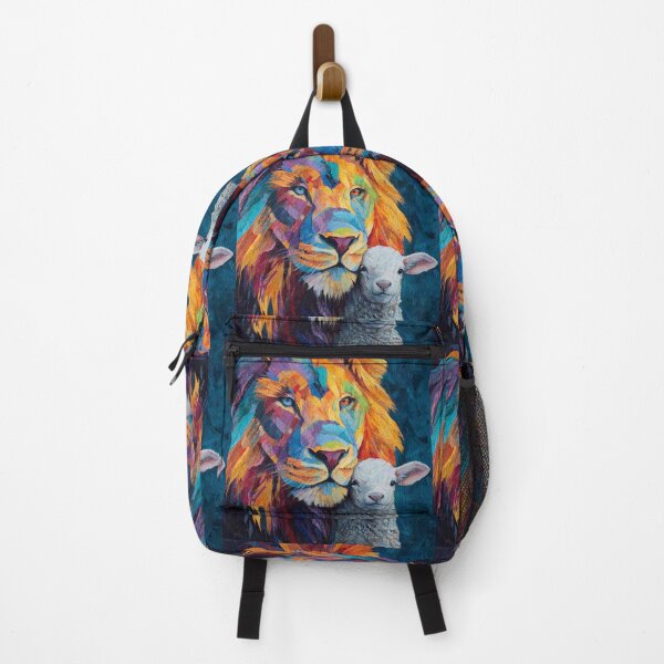 Item preview, Colorful Lion and Lamb designed and sold by Savannah Gibbs.