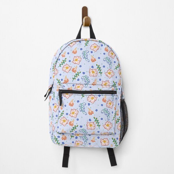 Item preview, Playful Flowers on Periwinkle designed and sold by Jane Max Design.