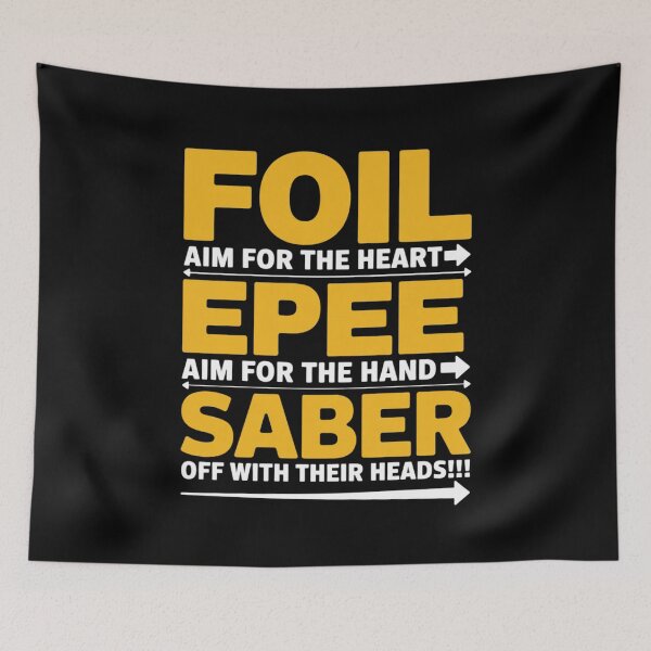 Item preview, Foil Epee Saber Fencing Swordsmanship Fencer designed and sold by RustsyMin.