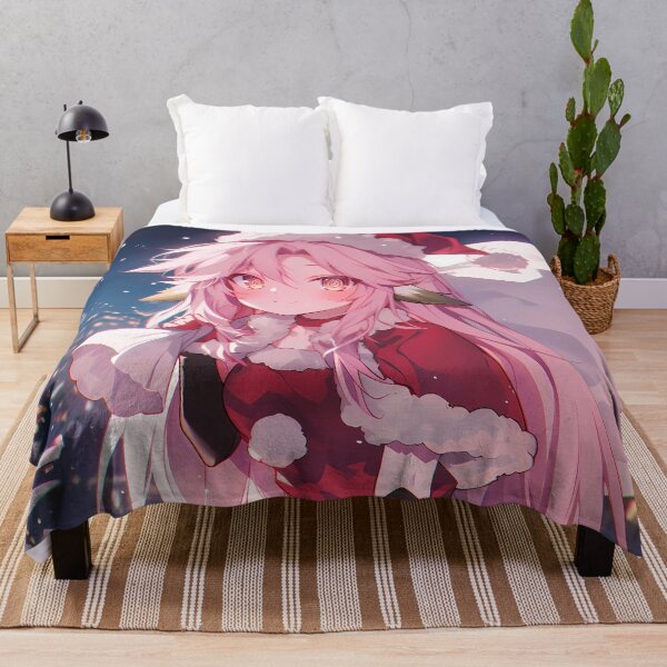 Item preview, Jibril Christmas Radiance No Game No Life Anime Girl Santa Claus Winter Night designed and sold by CarlosBender.