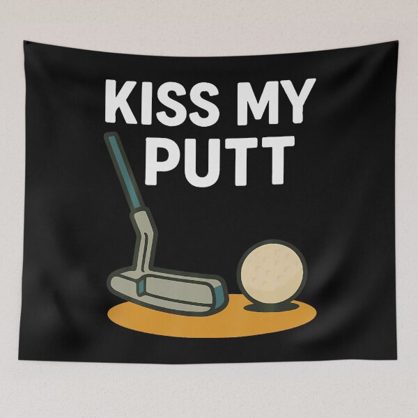 Item preview, Kiss My Putt Funny Golf Player Design designed and sold by MargieLauren.