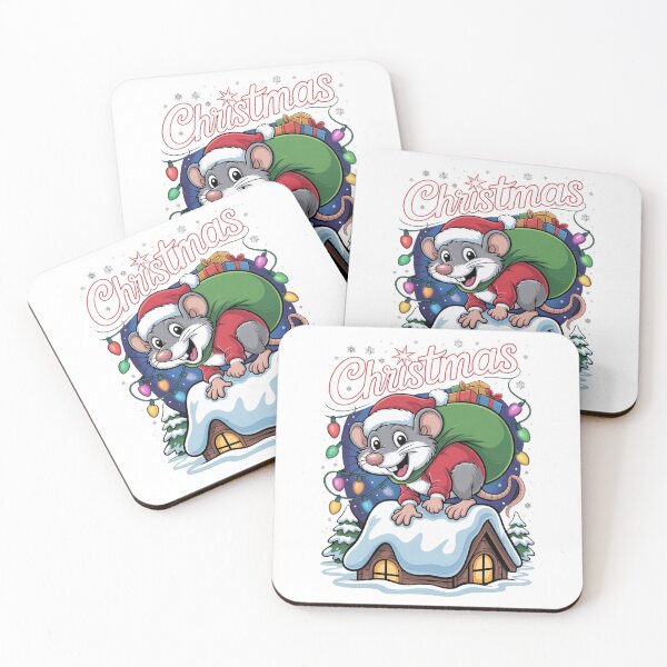 Item preview, Christmas Shrew  T-Shirt – Kawaii Holiday Mouse Design, Funny Winter Animal Tee, Cute Xmas Gift Idea for Kids & Adults designed and sold by kaka8888.