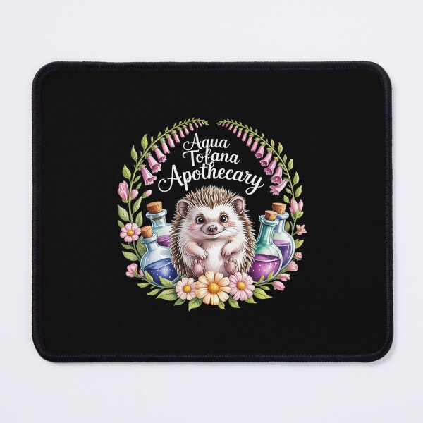 Item preview, Aqua Tofana Apothecary Poison Hedgehog designed and sold by velltoons.