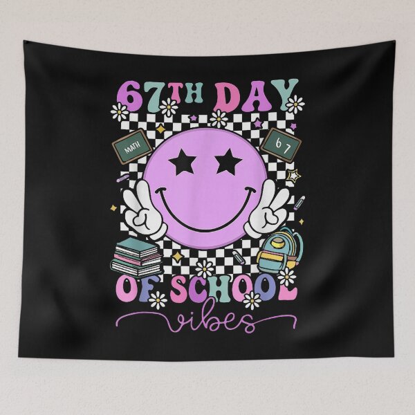 Item preview, 67 Days of School Meme - Funny Student Design designed and sold by Stoorn621.