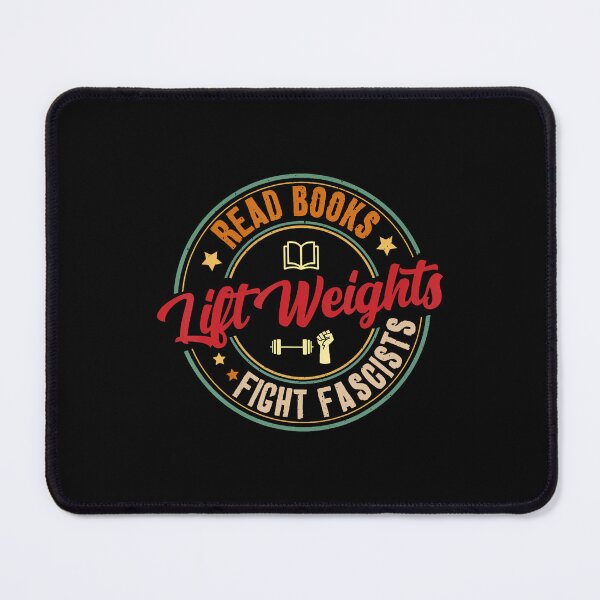 Item preview, Read Books Lift Weights Fight Fascists Reading Lover Bookish designed and sold by KellyJudith.