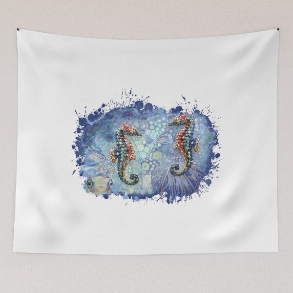 Item preview, Seahorses in the ocean depths. designed and sold by PumpkinStudioPL.