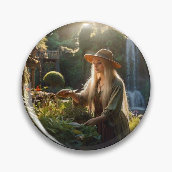 Artikelvorschau, Enchanted Witch Elf in the Hidden Herbal Grove entworfen und verkauft von BlareBlare.