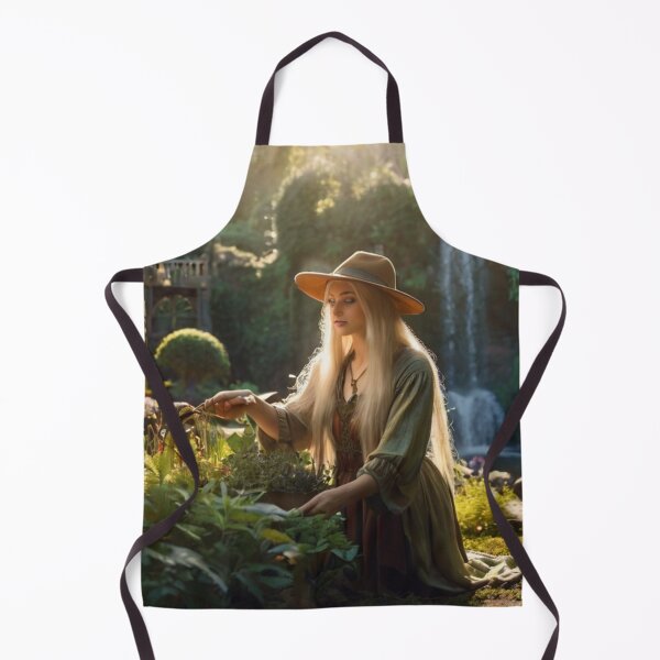 Item preview, Enchanted Witch Elf in the Hidden Herbal Grove designed and sold by BlareBlare.