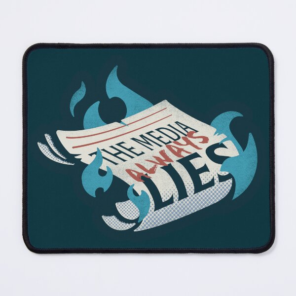 Item preview, The Media Always Lies designed and sold by adorabowldesign.