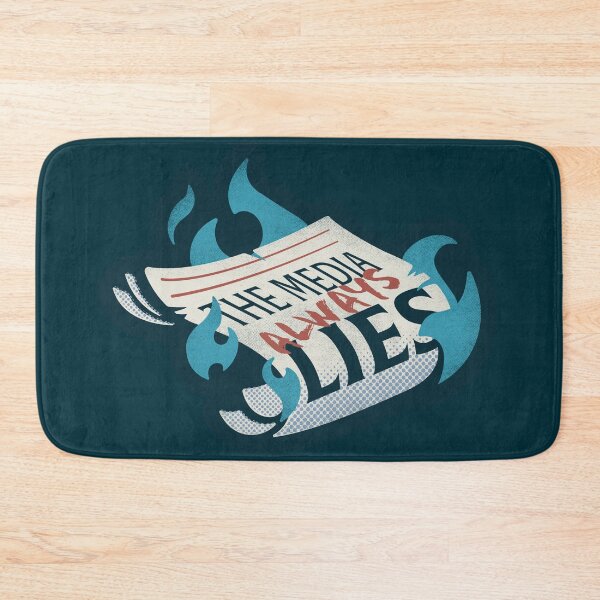 Item preview, The Media Always Lies designed and sold by adorabowldesign.