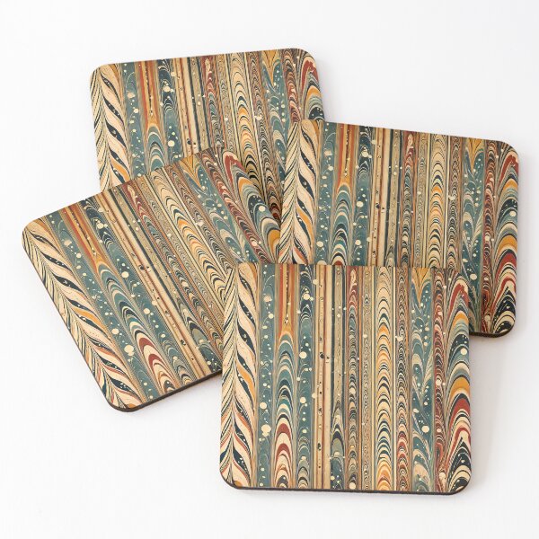 Item preview, Vintage Marbled Paper Pattern Retro Abstract Design designed and sold by PinUpPizzazz.