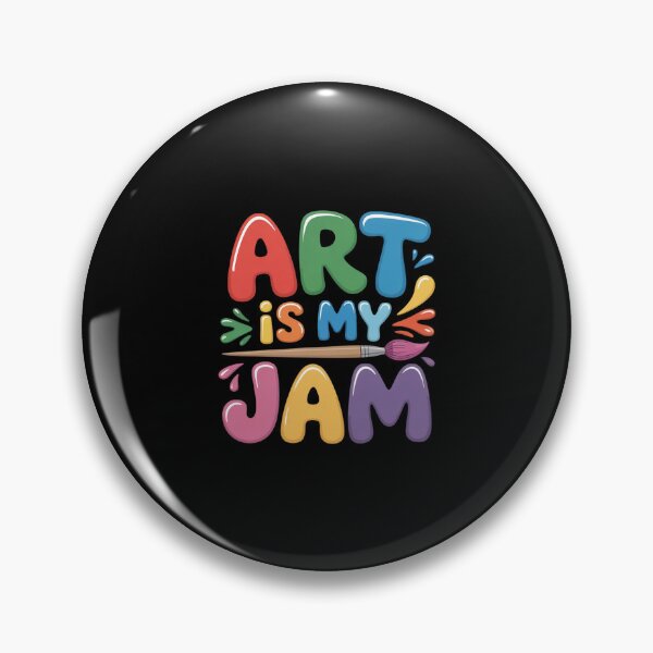 Item preview, Art is My Jam Creative School Teacher Classroom Pun designed and sold by velltoons.