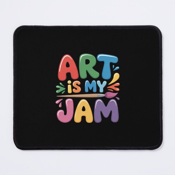 Item preview, Art is My Jam Creative School Teacher Classroom Pun designed and sold by velltoons.