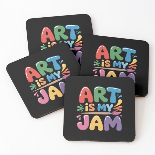 Item preview, Art is My Jam Creative School Teacher Classroom Pun designed and sold by velltoons.