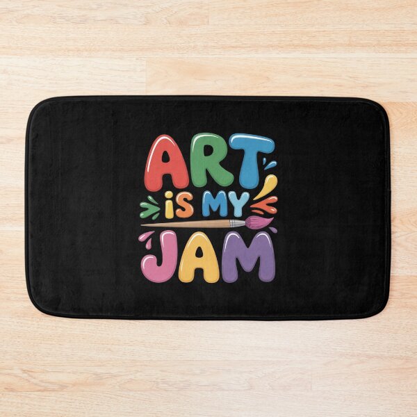 Item preview, Art is My Jam Creative School Teacher Classroom Pun designed and sold by velltoons.