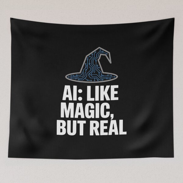 Item preview, Artificial Intelligence Tech AI Like Magic But Real designed and sold by velltoons.