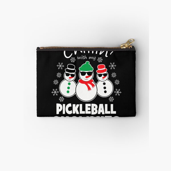 Item preview, Chillin With My Pickleball Snowmies Funny Christmas designed and sold by BarbaraLillie.