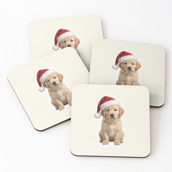 Item preview, Christmas Golden Retriever puppy designed and sold by DAGHO.