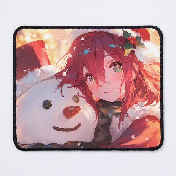 Item preview, Popola Devola Christmas Snow Man NieR Automata Winter Festive Peaceful Night designed and sold by CarlosBender.