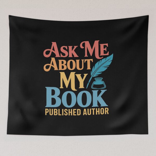 Item preview, Ask Me About My Book - Published Author designed and sold by velltoons.