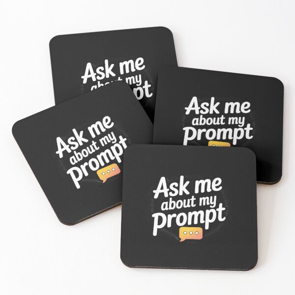 Item preview, Ask me About My Prompt designed and sold by velltoons.