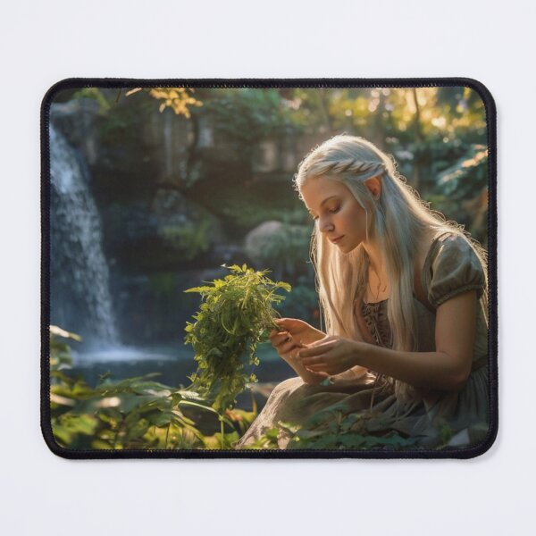 Item preview, Wild Forest Elf Witch and the Secret Garden of Healing Herbs designed and sold by BlareBlare.